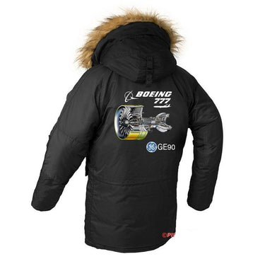 B777 GE90 DESIGNED WINTER N3B PUFFER COAT THE AV8R
